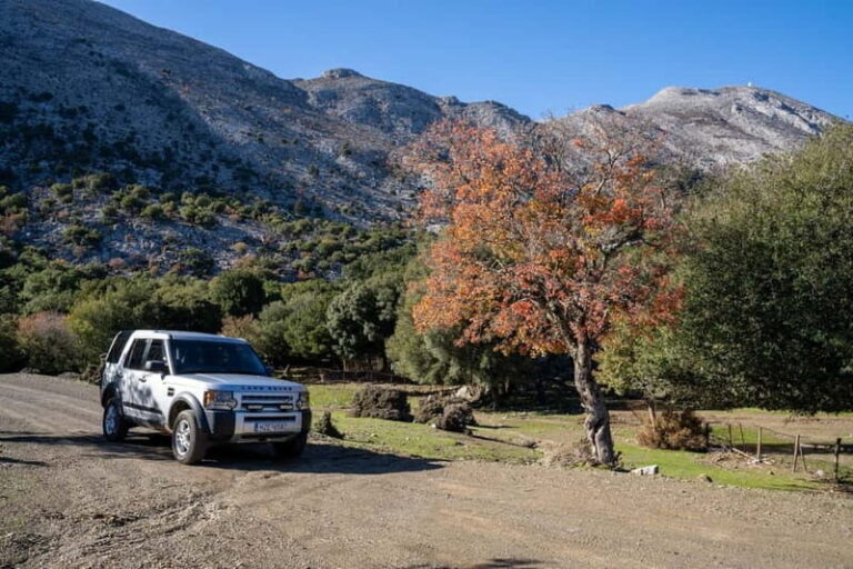 Private Jeep Tour to Psiloritis Mountain & Cooking Lesson - The Itinerary: From Mountain Peaks to Mythical Caves