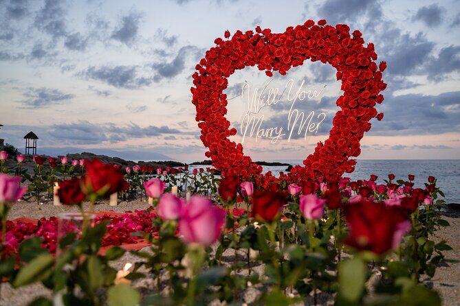 Private Photoshoot Giant Heart with Roses - The Duration and Practicalities
