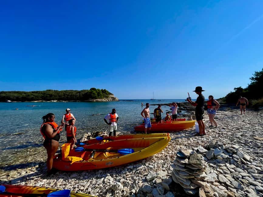 Pula: Cave, Canyon and Island Kayak Tour Snorkel&Explore - Snorkeling and Underwater Exploration