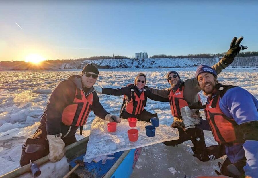 Quebec City: Sunset Ice Canoe Experience with Sauna - Practical Details