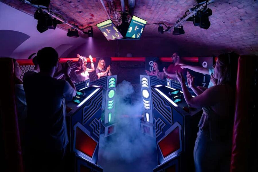 QuizBoxing: Interactive TV show style quiz game experience - The Arena and Technology