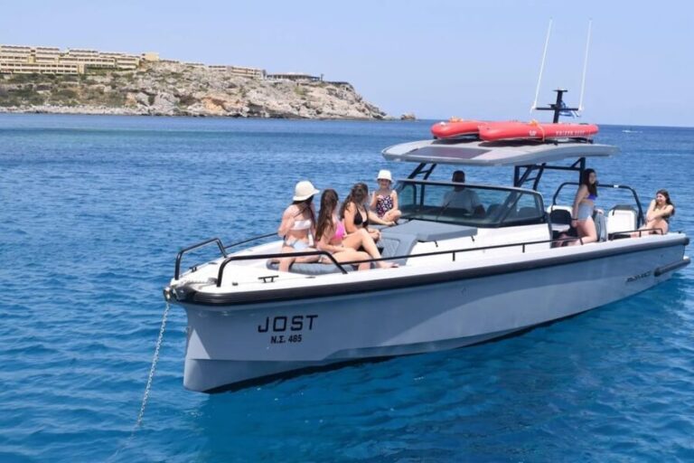 Rhodes Speedboat Jost | Lindos/ Symi/Anth.Quinn & Kallithea - Practical Details & What to Expect