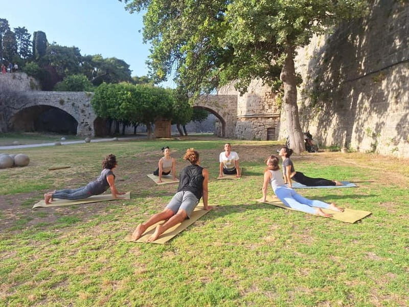 Rhodes Town: Outdoor Yoga at Grand Masters Garden - Authentic Traveler Insights