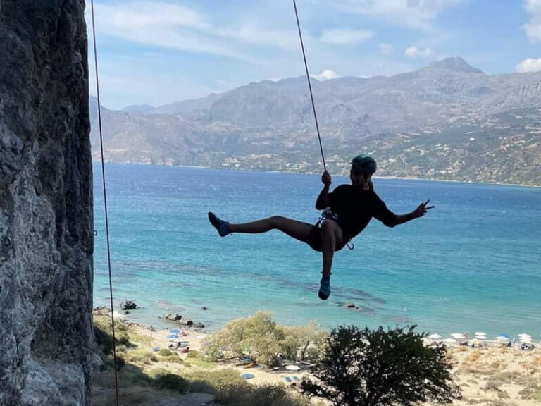 Rock Climbing in Crete with a Guide at Plakias Beach sectors - The Full Itinerary Breakdown