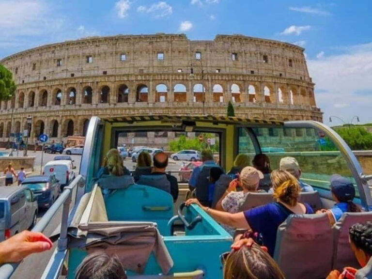 Rome: Panoramic Bus - One Run Tour with Audio Guide - An Easy, Relaxed Way to See Rome