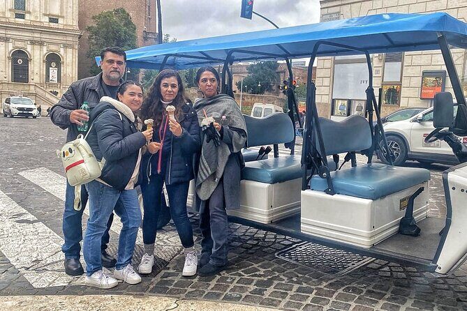 Rome WOW Golf Cart 4 Hour Tour with Artisan Gelato - The Itinerary’s Highlights and What You Can Expect