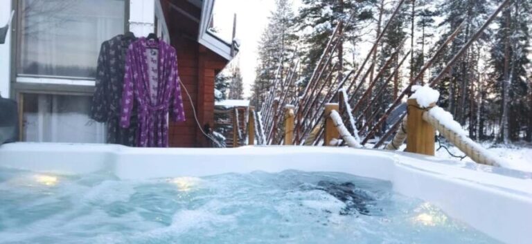 Rovaniemi: Ice Fishing, Private Sauna & Salmon Soup - Private Sauna and Jacuzzi: The Perfect Après-Fishing Retreat