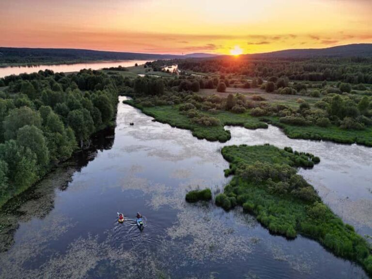 Rovaniemi: Relaxing Canoe Trip & Panoramic Sauna Experience - Itinerary Breakdown