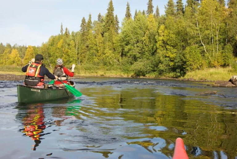 Ruka : Summer evening canoeing on the lake Rukajärvi - The Itinerary Breakdown