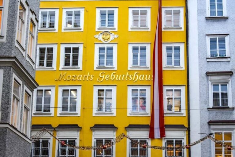 Salzburg: Mozart's Birthplace and Residence Entry Ticket - Practical Tips for Making the Most of Your Tour