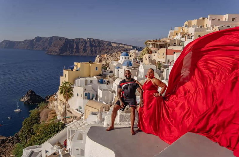 Santorini: Flying Dress Photoshoot Private Entry to Blue Dom - Who Is This Experience Best For?