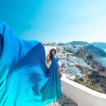 Santorini: Oia Flying Dress Photoshoot by SokoLOVE - Exploring Oia’s Most Photogenic Corners
