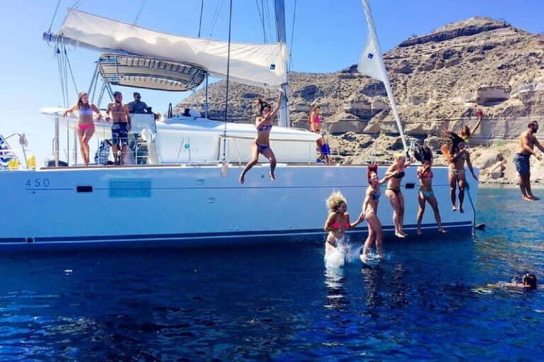 Santorini:All-inclusive Catamaran Cruise with Thirassia Stop - Authentic Experiences and Genuine Feedback