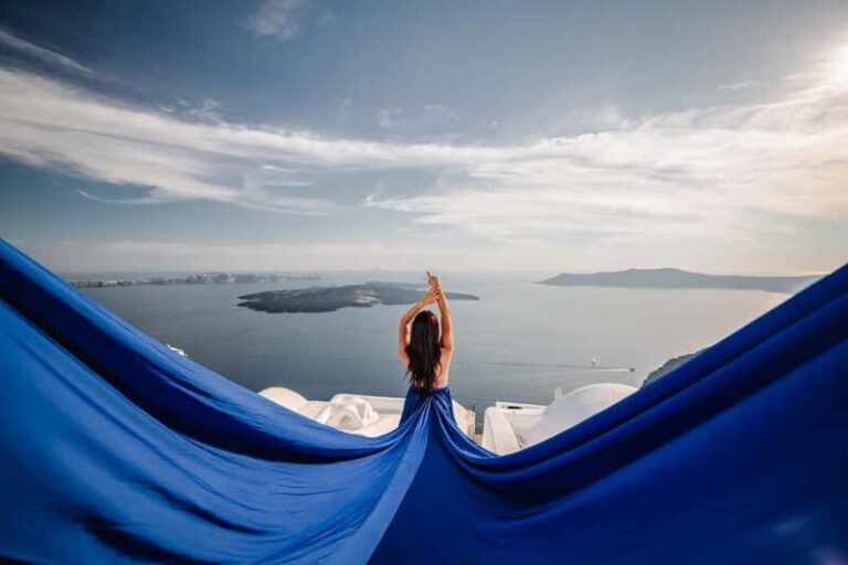 Santorini:Flying Dress shoot with Professional photographer - Why This Experience Offers Great Value