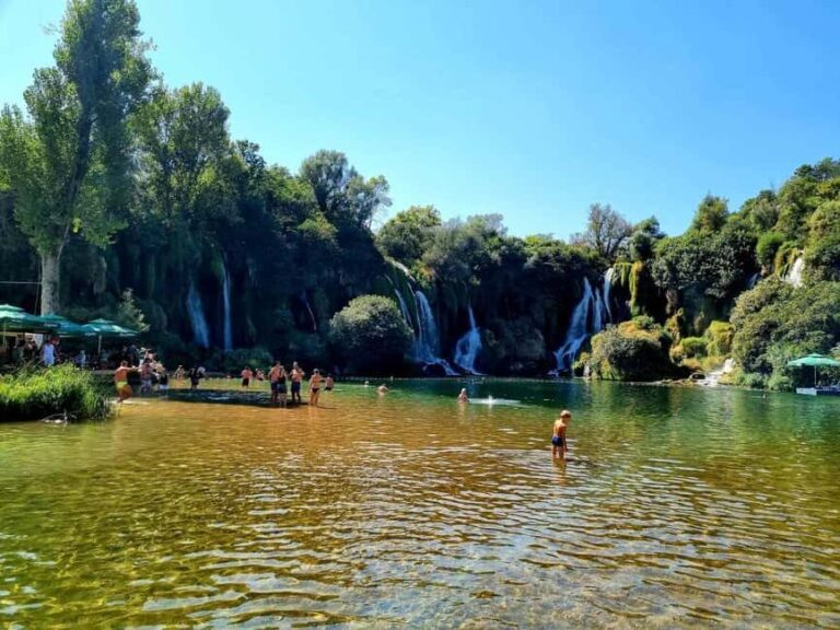 Sarajevo: Kravica Falls Swimming Tour with Mostar & Konjic - What to Expect Throughout the Day