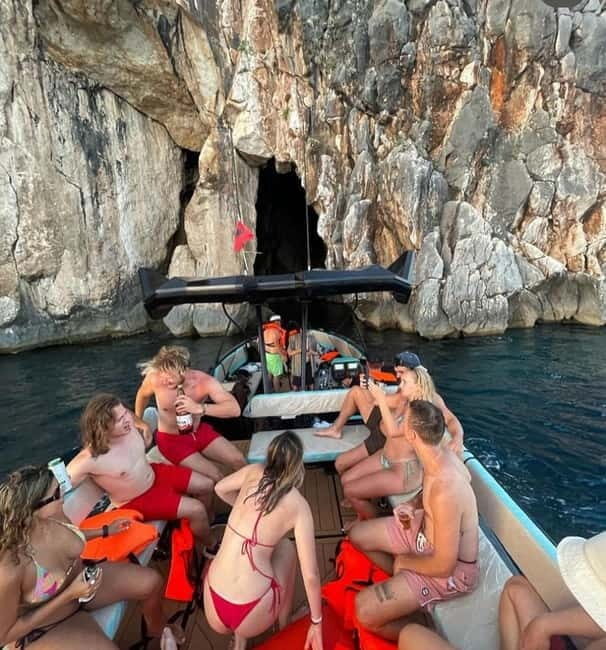 Sarandë: Boat tour to Krorza included umbrella&sunbeds - The Itinerary: What Youll See and Do