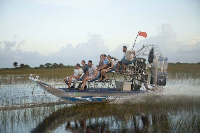 Sawgrass Park: Private 1-Hour Airboat Adventure Tour - The Reptile and Alligator Exhibit