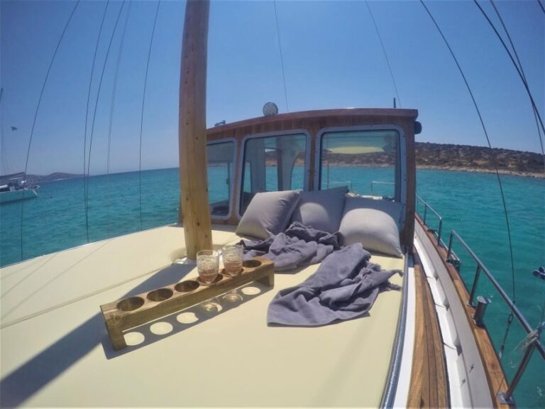 Small group kaiki cruise to Antiparos & Despotiko with lunch - The Itinerary and the Captain’s Discretion