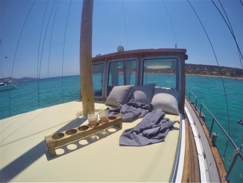 Small group kaiki cruise to Antiparos & Despotiko with lunch - The Itinerary and the Captain’s Discretion