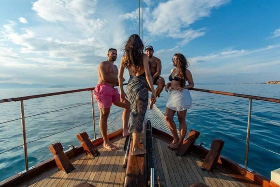 Three Islands Cruise Hidden Gems of the Saronic Gulf - A Secluded Swim at Moni Island