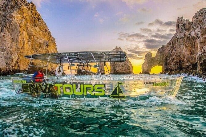 Transparent Boat Tour Cabo San Lucas Arch and Playa del Amor - Exploring the Sea of Cortez