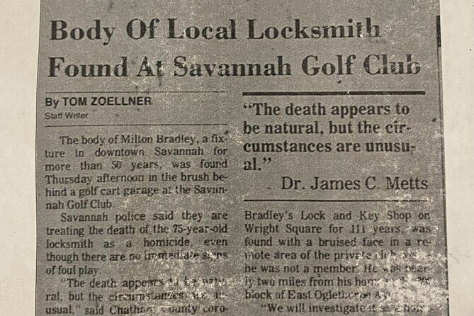 True Crime of Savannah Tour - Practical Details and Tips for the Tour