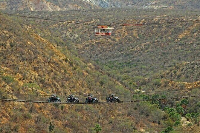UTV ride in Los Cabos with a pending bridge crossing - Exploring the Itinerary and Terrain