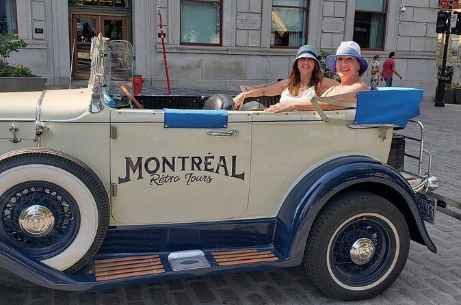 Vintage 1930 convertible ride in Old Montreal w/ old tunes-30min - The Practical Details