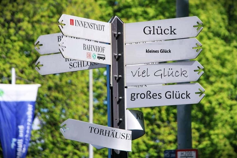 Voll im Glück a thought-provoking city tour through Ludwigsburg - Practical Details