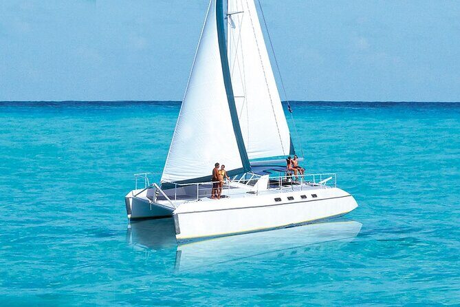 Wild adult catamaran party sailing to Isla Mujeres - The Vibe and Authenticity