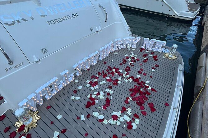 Yacht Proposal Package with decoration and Prosecco (2 hours) - The Experience: What’s Included & What’s Not