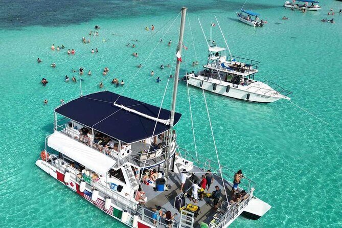 Catamaran Sky Tour in Cozumel - The First Stop: Palancar Reef