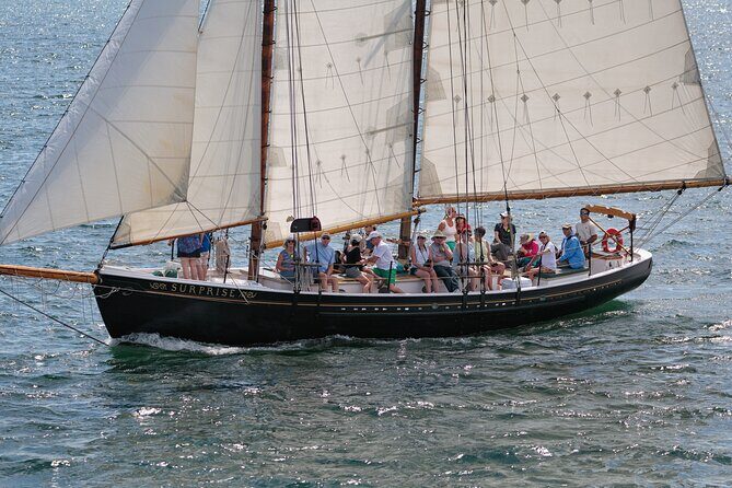 Day Sails and Sunset tours on Schooner Surprise in Camden Maine - The Stops and Sights