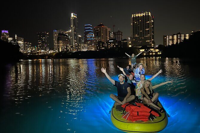 Giant Glow Paddleboarding the Downtown Skyline with Bats - Who Will Love This Experience