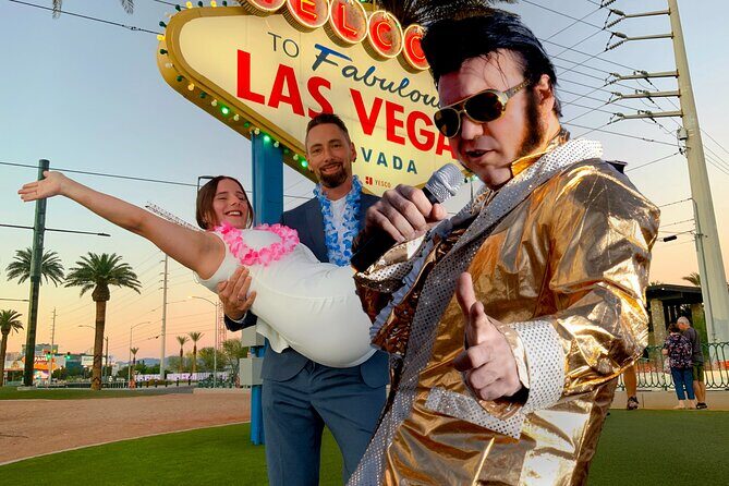 Gold Elvis Wedding or Vow Renewal at Las Vegas Sign - Authentic Experiences and Why Travelers Love It