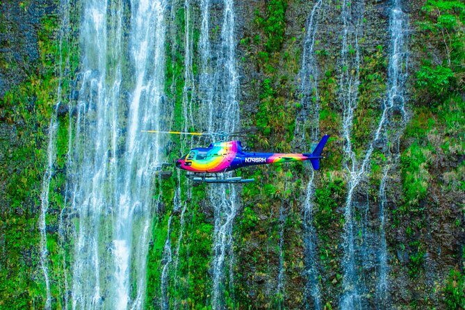 Kohala Coast Volcano Waterfalls-90 Min Heli Tour-Doors Off or On - The Experience of Flying Doors Off or On
