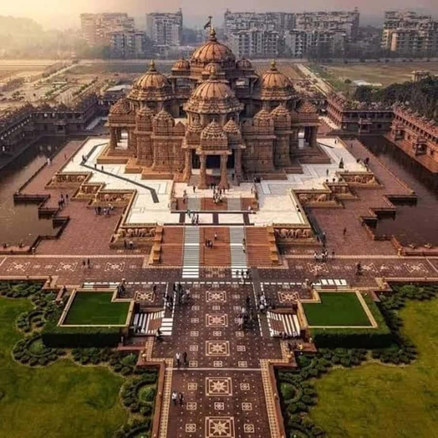 Akshardham Temple light, water show with Old/New Delhi Tour - The Itinerary in Detail