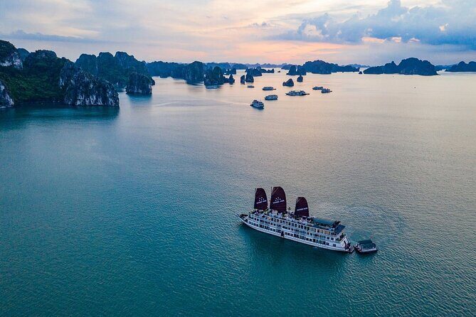 Arcady Boutique Cruise Halong Bay  2D1N Tour from Hanoi - Check-In and Welcome at Tuan Chau Port