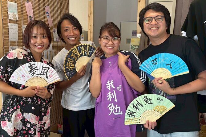 AsakusaJapanese Calligraphy & Make your original folding fan! - Practical Details and Value