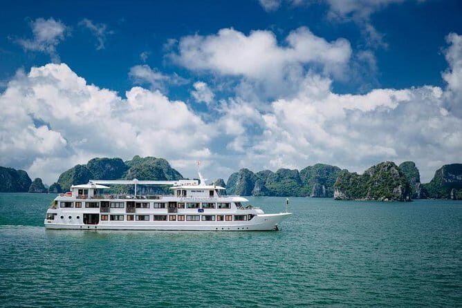 Athena Luxury Cruise in Halong Bay with Meals,Balcony Room & Cave - FAQs