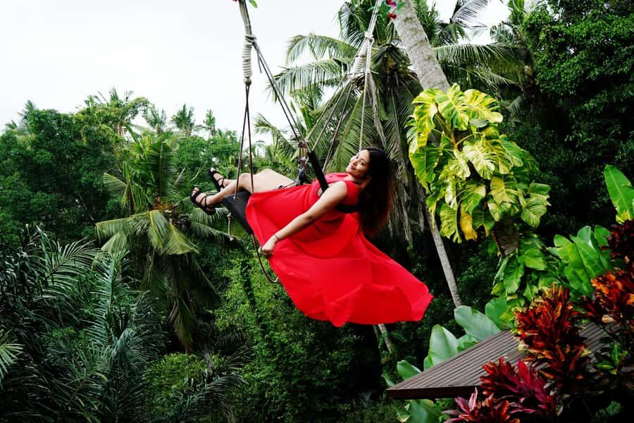 Bali Nature Swing & Relaxing Koi Garden Boat with opt Lunch - The Experience in Detail