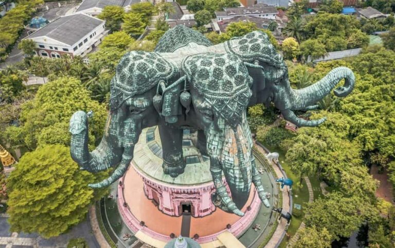 Bangkok: Ancient City & Erawan Museum Private Tour - Detailed Breakdown of the Itinerary