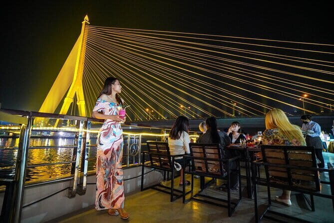 Bangkok White Orchid Dinner Cruise Starlit Sky from ICONSIAM - Dining and Entertainment: A Gourmet Experience