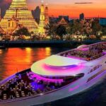 Bangkok: Wonderful Pearl Luxury Romantic Dinner Cruise - Dining Experience