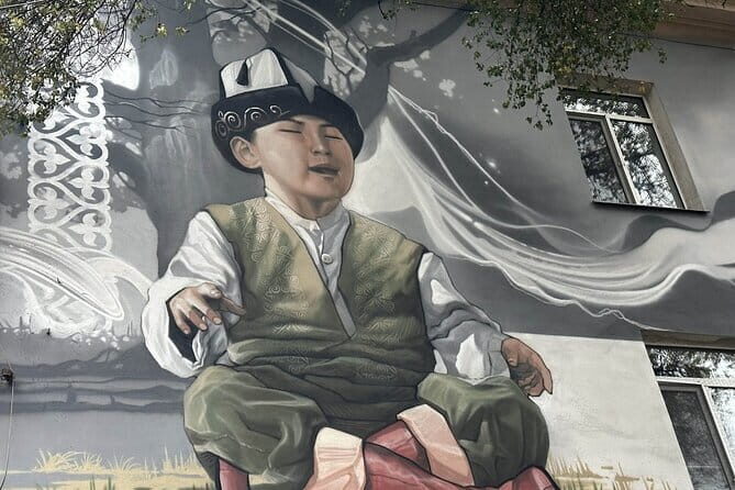 Bishkek Street Murals , Mosaics Arts and Kyrgyz Nomadic History - Authentic Insights from Visitors