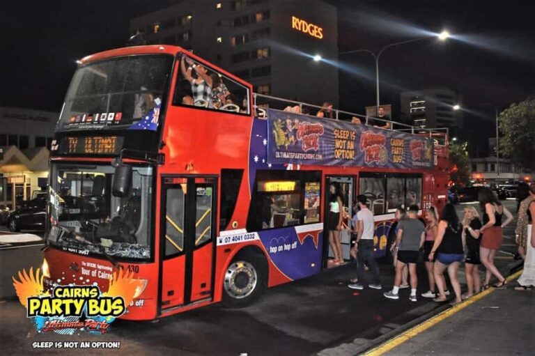 Cairns: Ultimate Party Bus with drinks included - Practical Details and Tips