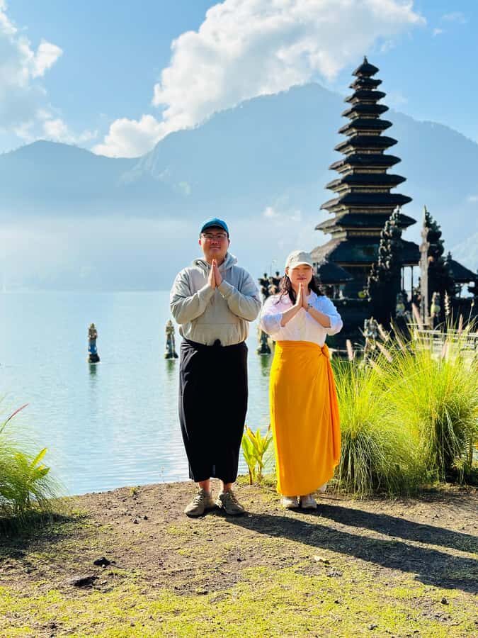 Caldera jeep sunrise with ploating temple - The Highlight: Watching the Sunrise from a 4x4 Jeep