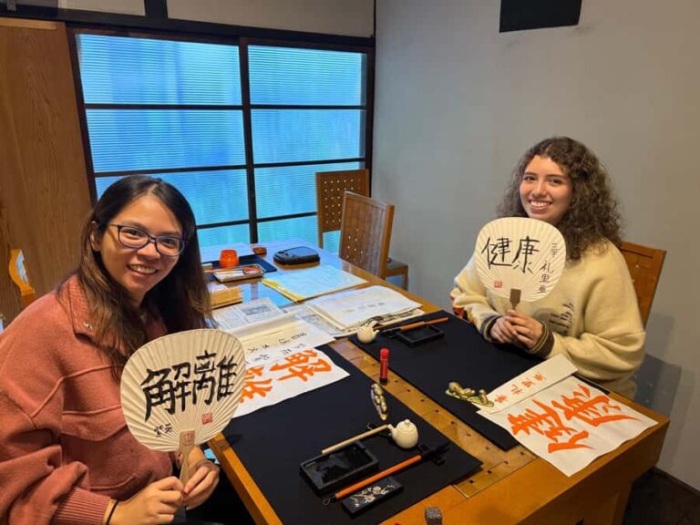 Calligraphy Lesson, Tea Ceremony, & Kobe Beef Lunch in Kobe - Who Will Love This Tour?