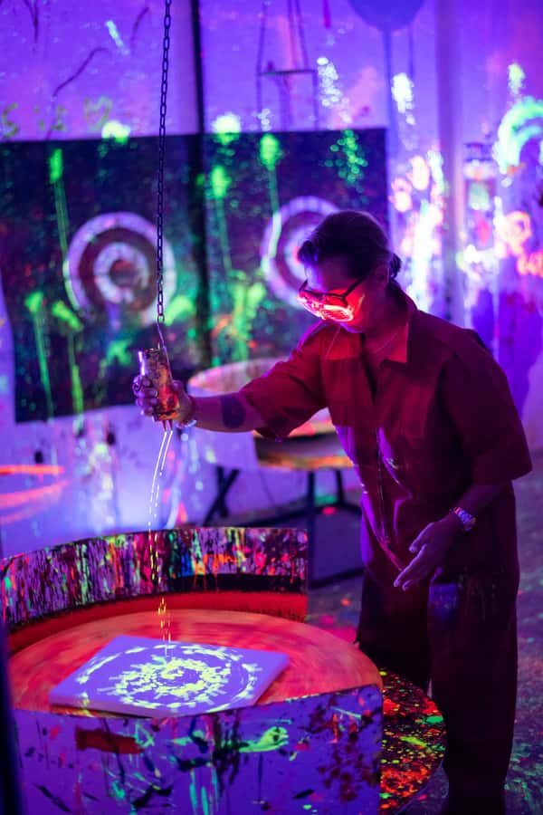 Canggu: Neon paint under UV lights, with fun and unusual tools - The Experience in Detail