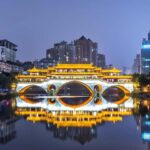 Chengdu Tour: Museum, Park, Kuanzhai Alleys & Jiuyanqiao - The Nightlife at Jiuyanqiao: A Moving Nightscape